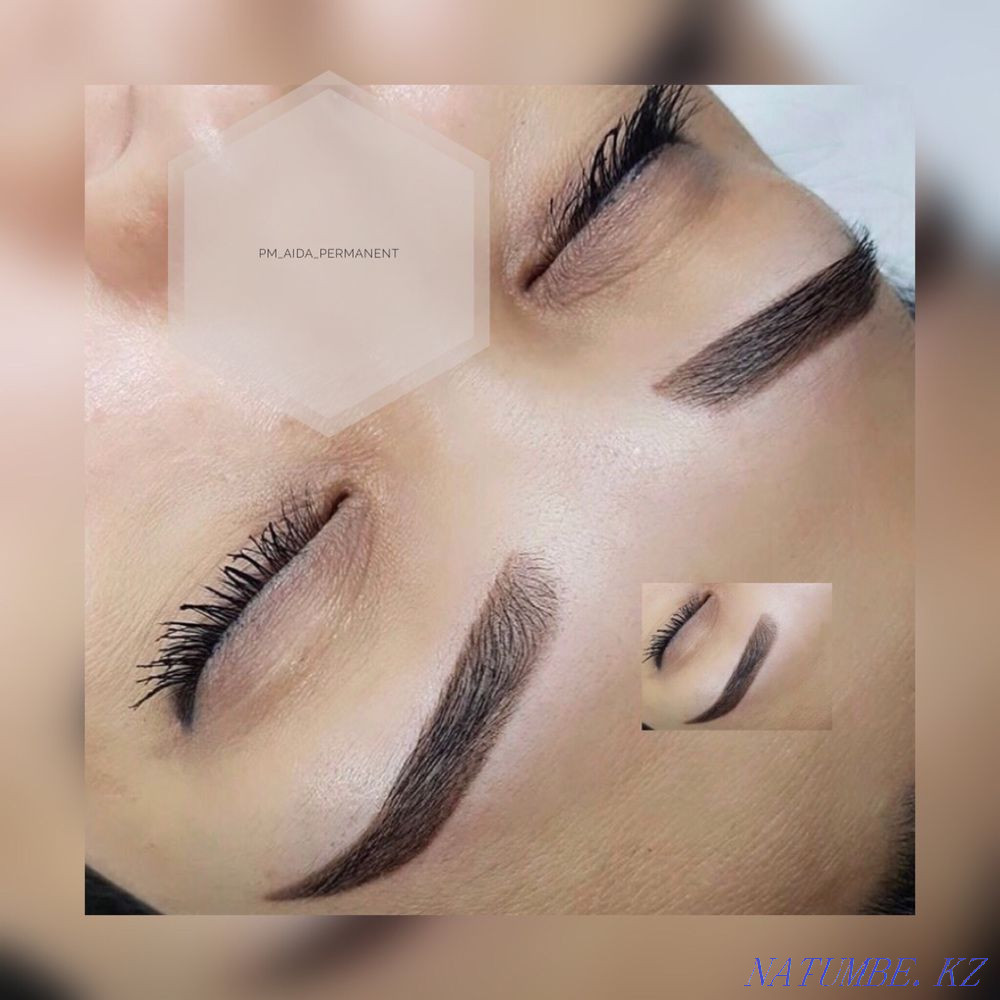 Перманентый макияж Актобе. Растушевка бровей с выездом! Актобе - изображение 3