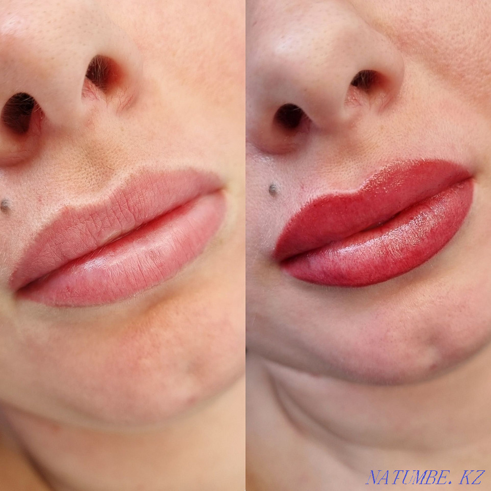 Перманентный макияж бровей, губ, межресничка 10 000 тг Усть-Каменогорск - изображение 6