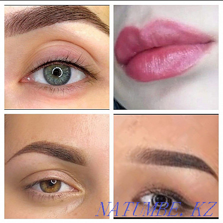 Permanent makeup for eyebrows, lips and eyelids 7000 Kostanay - photo 1