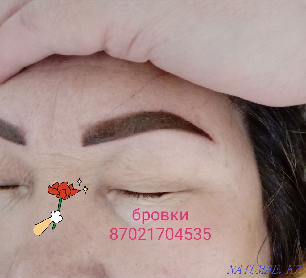 Акция!!! Перманентный макияж (татуаж). Жезказган - изображение 1