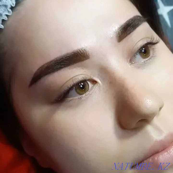 Акция Перманентный макияж бровей 6000тг. Наращивание ресниц Валиханово - изображение 5