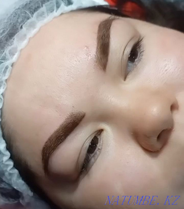 Акция Перманентный макияж бровей 6000тг. Наращивание ресниц Валиханово - изображение 3