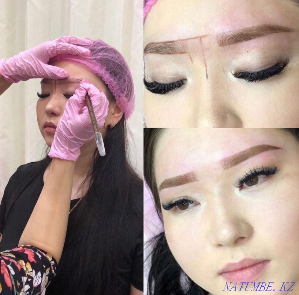 Акция обучение перманентный макияж бровей губ и веки 40000 Талдыкорган - изображение 7
