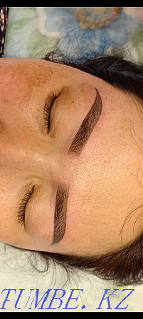 Eyebrow shading-permanent 6000tg, eyelash extension 4000tg, coloring Aqtobe - photo 8