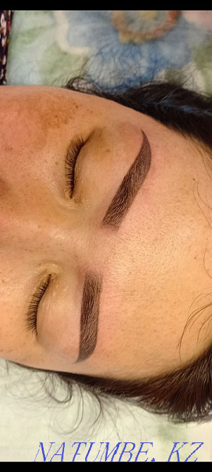 Растушёвка-перманент бровей 6000тг,наращивание ресниц 4000тг, покраска Актобе - изображение 8