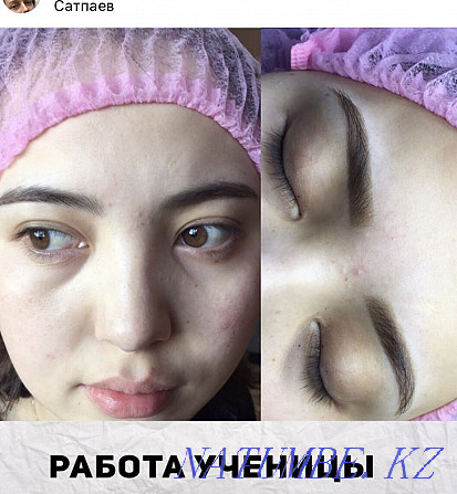 Обучение перманентному макияжу бровей, век и губ Жезказган - изображение 2