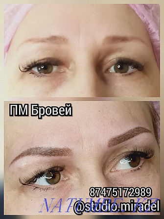 Eyebrow correction and coloring, asymmetry solution, free consultation Rudnyy - photo 1