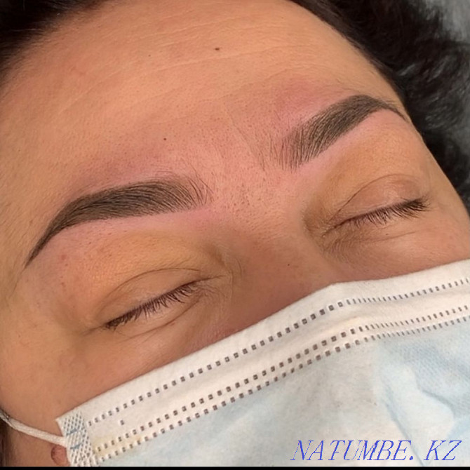Eyebrow permanent make-up 12.500 tenge Almaty - photo 5