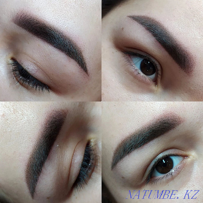 Permanent make-up of eyebrows, lips, eyelids (tattoo). Eyelash extension. Kokshetau - photo 4