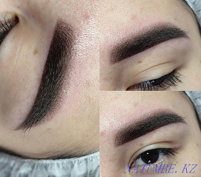 Permanent make-up of eyebrows, lips, eyelids (tattoo). Eyelash extension. Kokshetau - photo 2