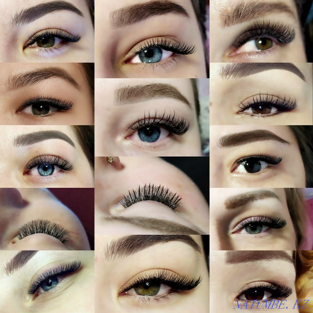 Permanent make-up of eyebrows, lips, eyelids (tattoo). Eyelash extension. Kokshetau - photo 8