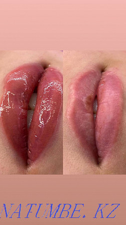 АКЦИЯ от 7000 тенге. Перманентный макияж бровей губ межресничка Алматы - изображение 3