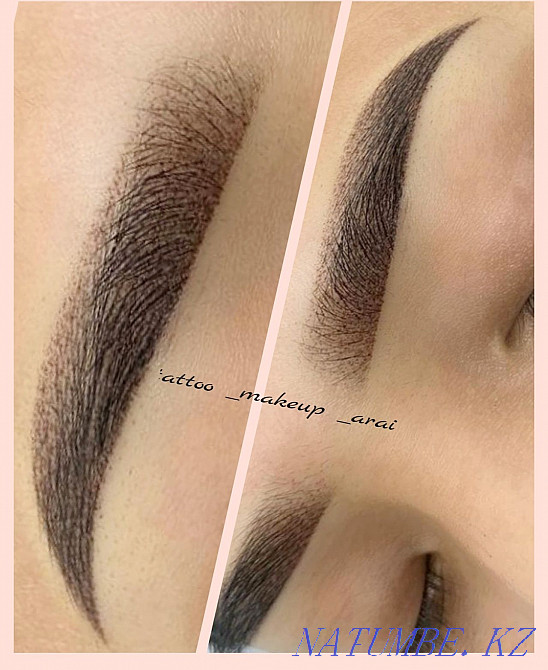 Акция. Перманентный макияж бровей век и губ по 8 тыс.тг Семей - изображение 1