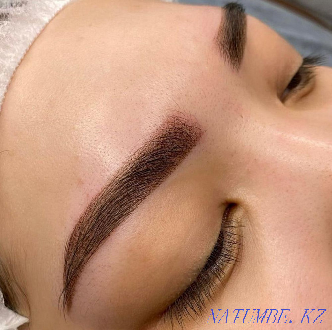 Перманентный макияж бровей и губы всего 5000 тг Шымкент - изображение 7