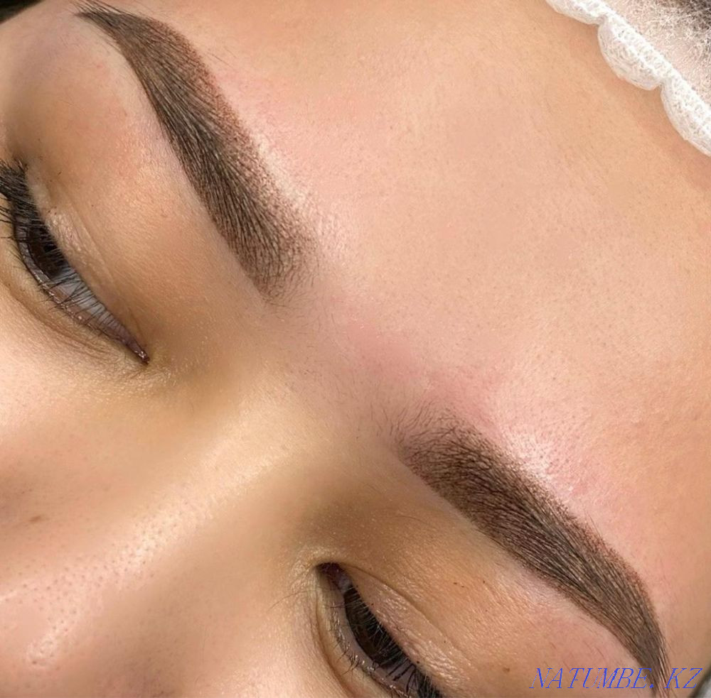 Перманентный макияж бровей и губы всего 5000 тг Шымкент - изображение 4