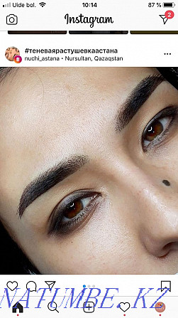 Stock!!! Eyebrow permanet in the technique of shadow, tattoo, microblading Astana - photo 2