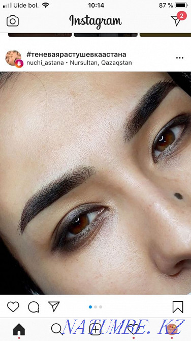 Stock!!! Eyebrow permanet in the technique of shadow, tattoo, microblading Astana - photo 2