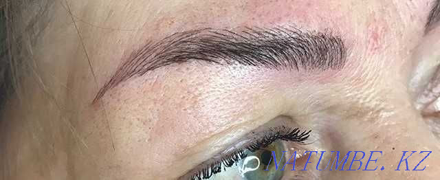 Permanent makeup for eyebrows, lips, eyelids. Lamination of eyebrows, eyelashes Almaty - photo 4