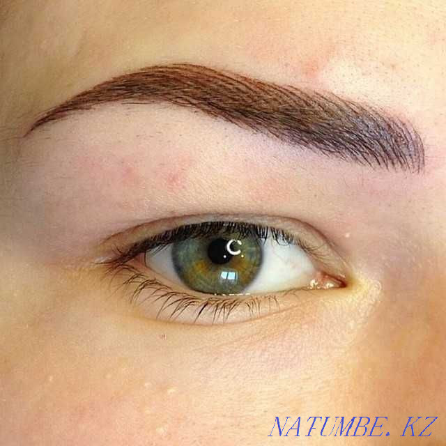 Перманентный макияж бровей, губ, век. Ламинирование бровей, ресниц Алматы - изображение 3