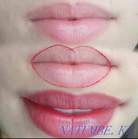 Permanent makeup for eyebrows, lips, eyelids Astana - photo 5