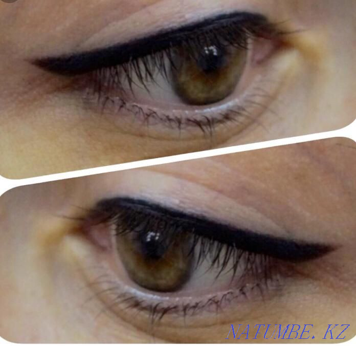 PROMOTION!Three zones of tattooing eyebrows + lips + interlash Almaty - photo 7