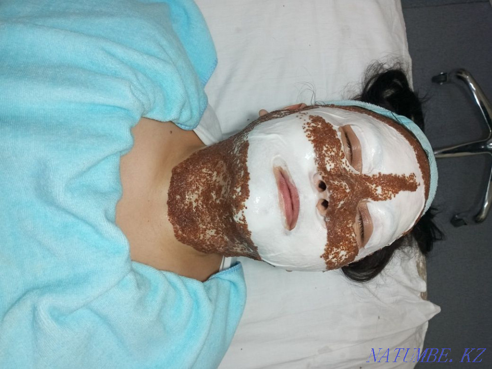 Комплексная чистка лица, массаж, калоген гель, маска Талгар - изображение 7