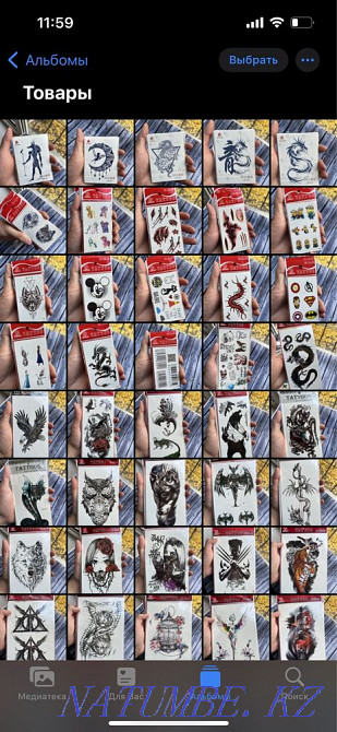 Временные татуировки, для парней и девушек. Флэш Тату рукав, рукава Алматы - изображение 2