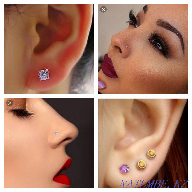 ACTION-2000tg!!! Ear piercing - from 2000tg Cartilage -2000tg. Nose piercing-2000tg Astana - photo 1