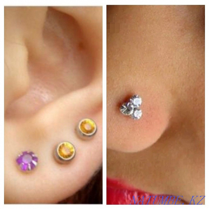 ACTION-2000tg!!! Ear piercing - from 2000tg Cartilage -2000tg. Nose piercing-2000tg Astana - photo 3