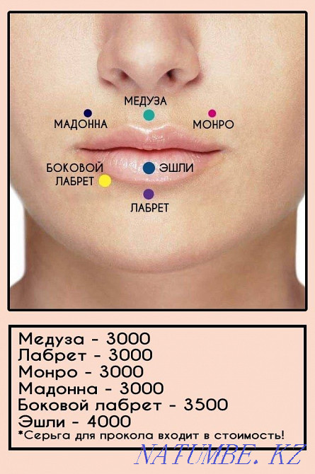 Пирсинг Темиртау, прокол ушей Темиртау - изображение 3