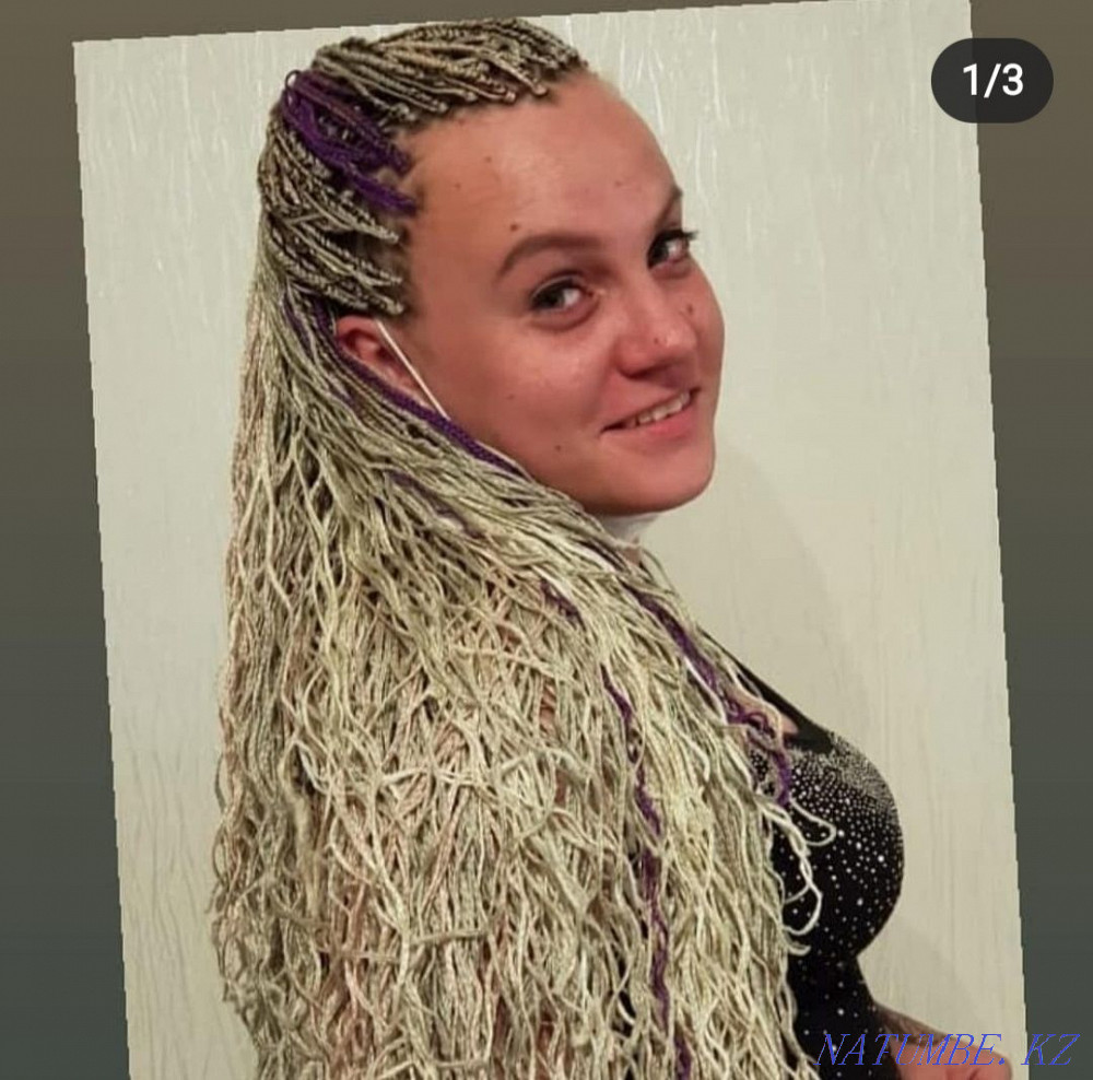 Afro braids, zizi, decos Almaty - photo 4