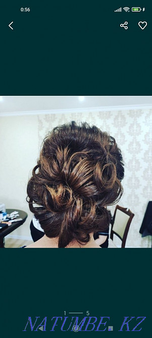 Кетуде визажисті бар әйелдер шаштаразы  Астана - изображение 8