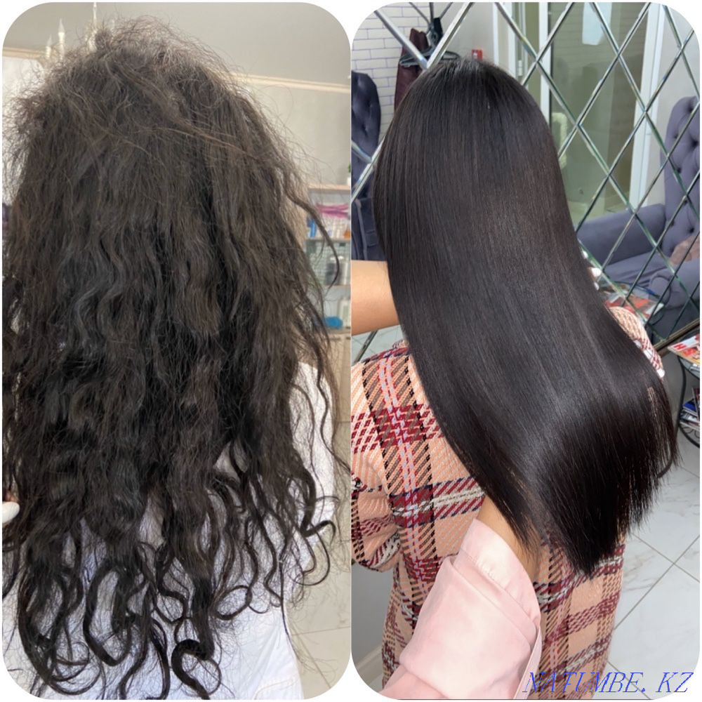 Keratin straightening 10 000 tenge per density 2000 tenge Oral - photo 8