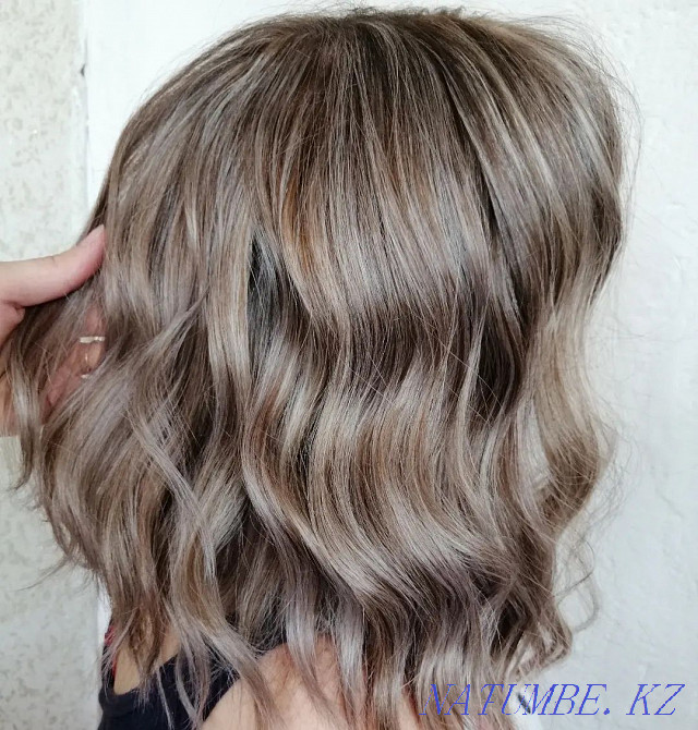 Окрашивание волос в сложных техниках, в один тон Кокшетау - изображение 5