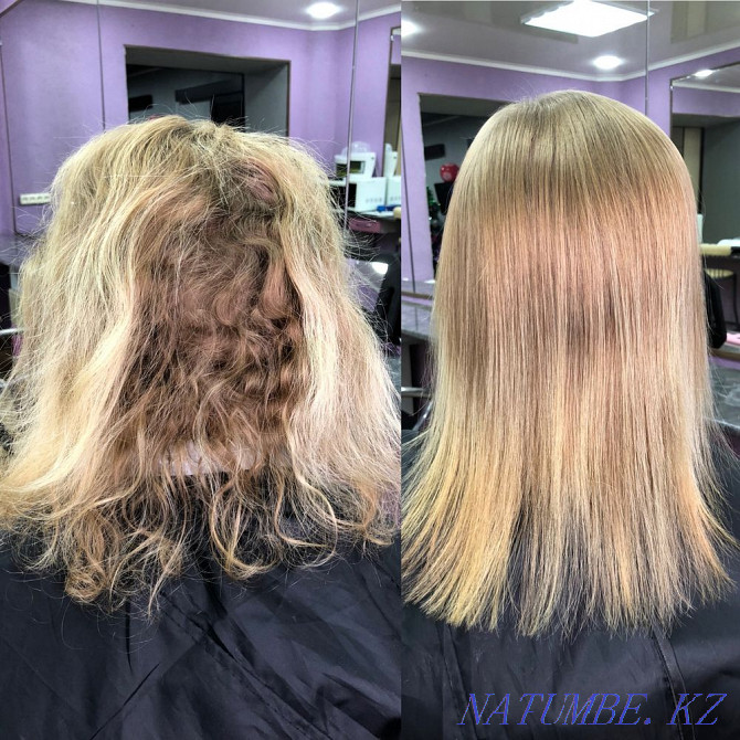 Keratin straightening and hair botox Karagandy - photo 1