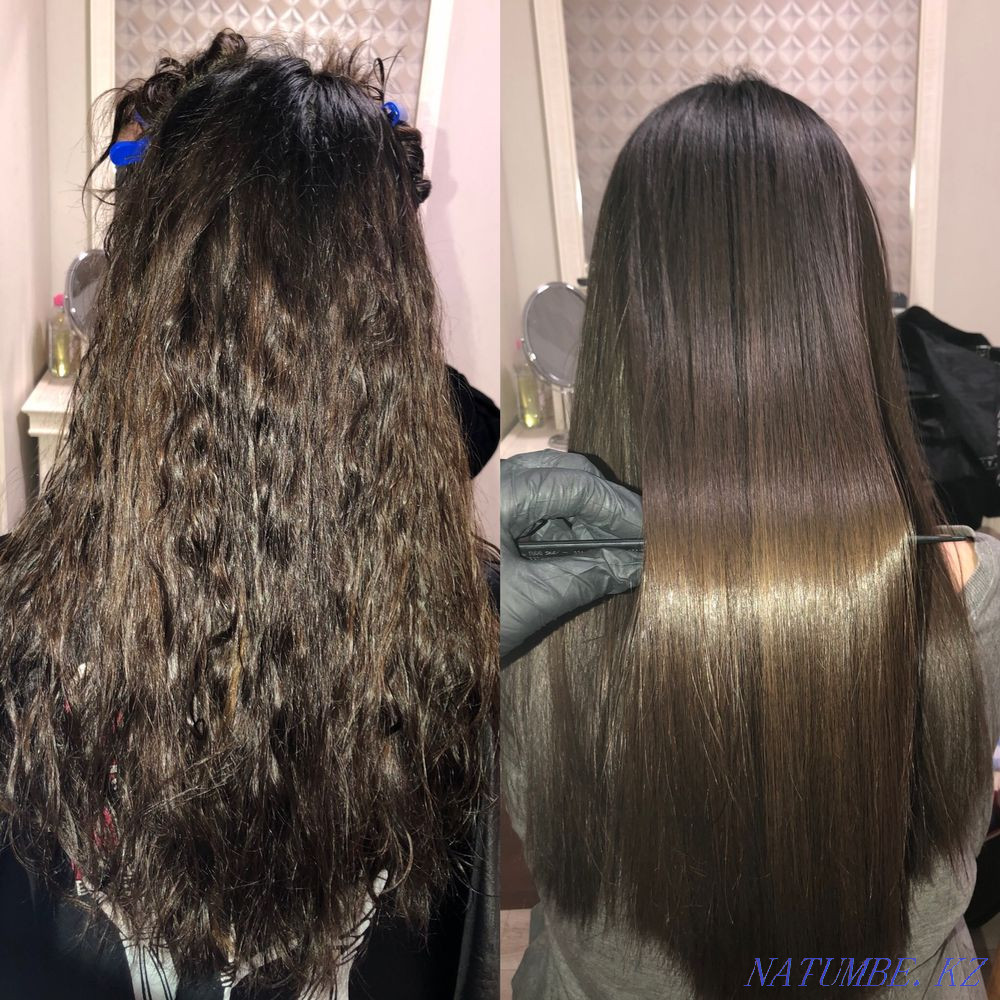 Кератинді түзету және шашты ботокс  Қарағанды - изображение 3