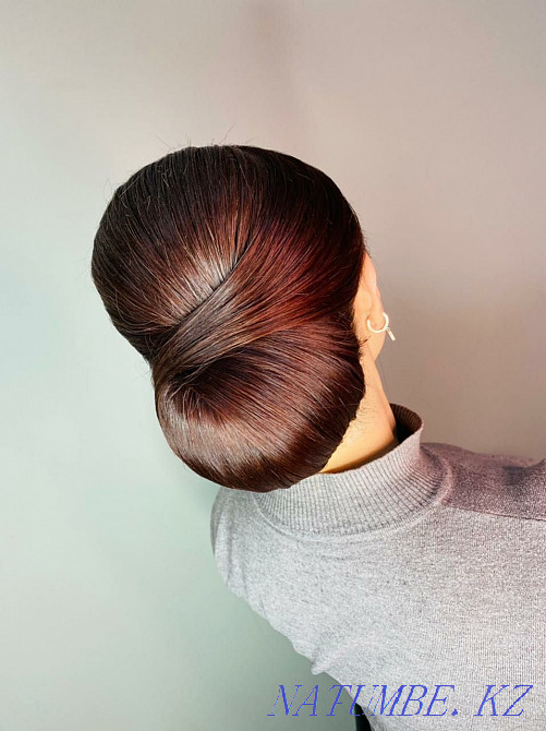 Stock. Hairstyle 3000tg Makeup 3000 Home visit! Ear piercing 3000 Almaty - photo 1