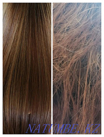 Keratin straightening, hair botox, nanoplasty Karagandy - photo 2