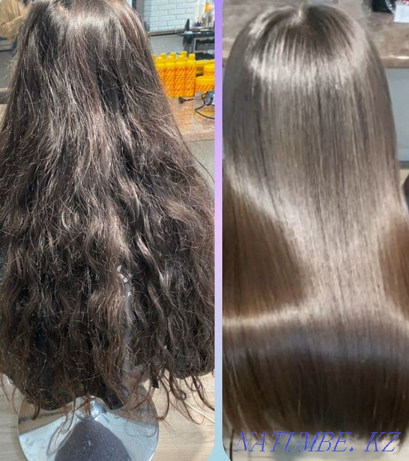 Keratin straightening, hair botox, nanoplasty Karagandy - photo 1