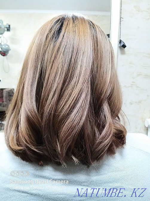 Әйелдер шаш қию және бояу 5000тг-12000  Алматы - изображение 1