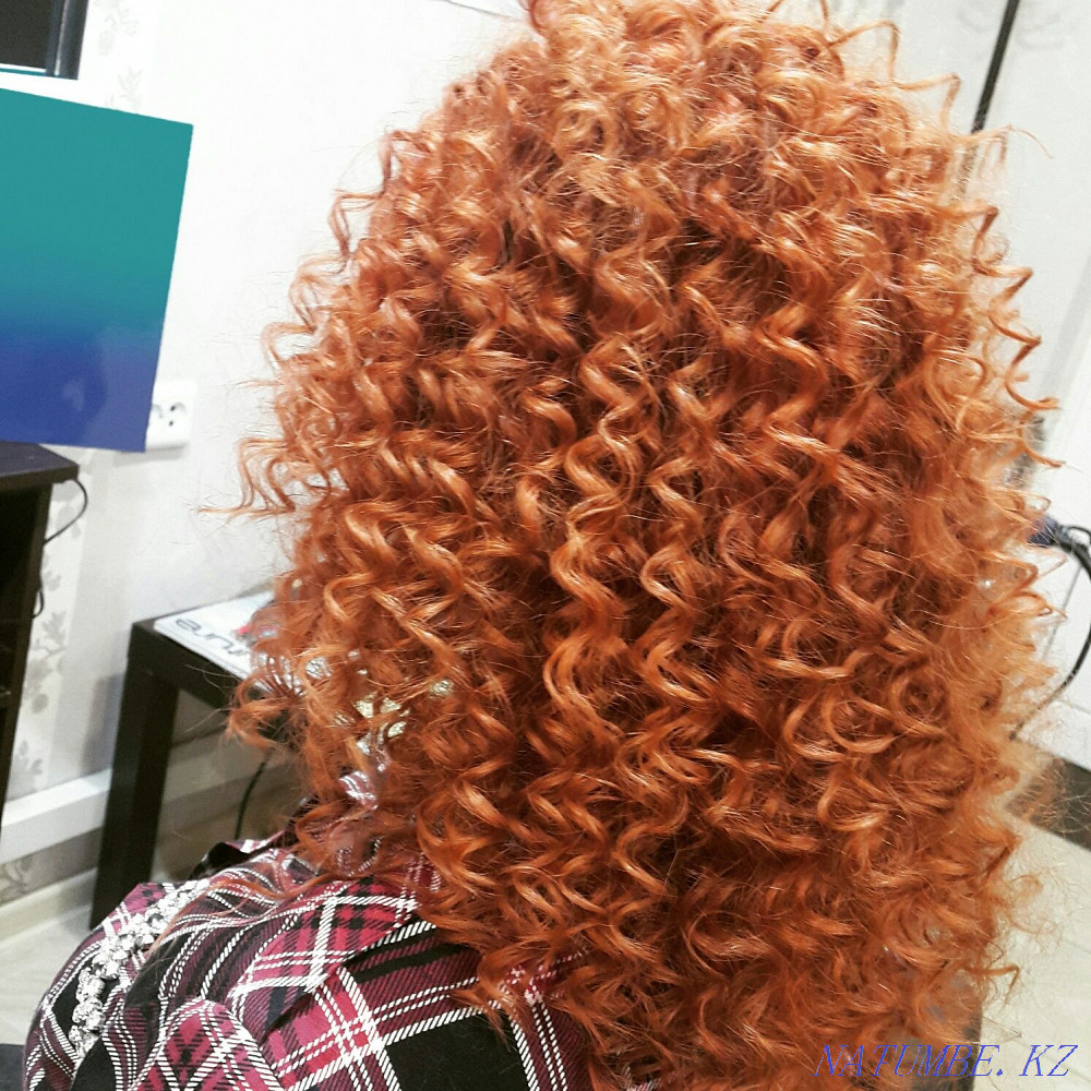 Пермь, бояу, бөлектеу, шаш үлгісі, афро бұйралар, түзету  Қостанай  - изображение 1