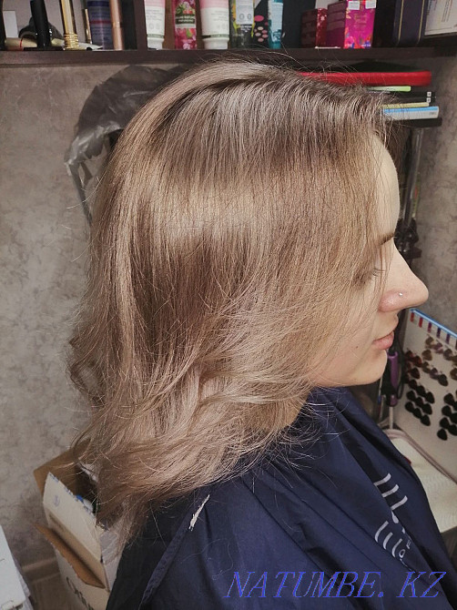 Пермь, бояу, бөлектеу, шаш үлгісі, афро бұйралар, түзету  Қостанай  - изображение 6