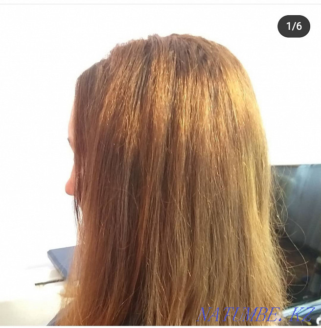 Эфф шаш түзететін кератин, химия, күшейткіш, бояумен ботокс  Астана - изображение 3