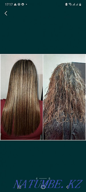 Эфф шаш түзететін кератин, химия, күшейткіш, бояумен ботокс  Астана - изображение 7