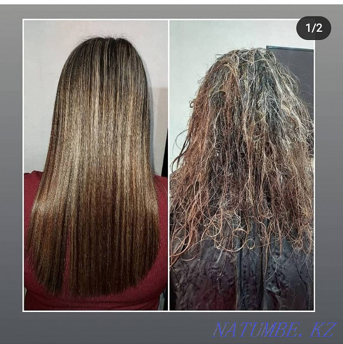 Эфф шаш түзететін кератин, химия, күшейткіш, бояумен ботокс  Астана - изображение 1