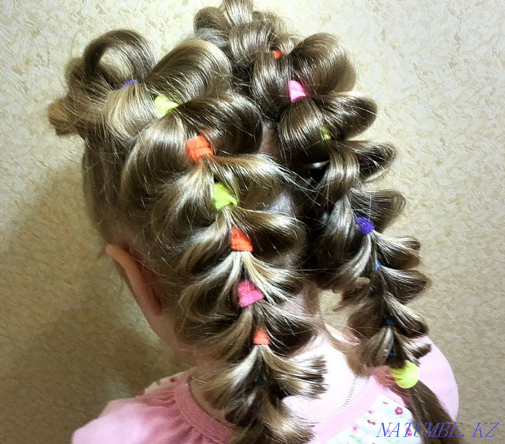 Пигтейльдермен балаларға арналған шаш үлгілері.  Астана - изображение 6