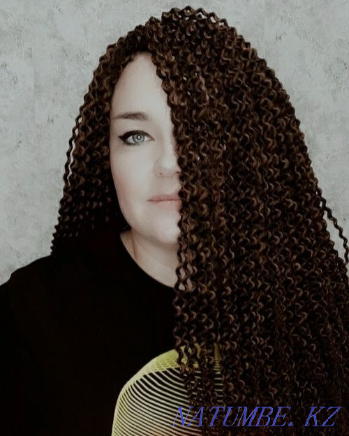 Афро өрімдері, зизи, бұйралар, дредлоктар  Астана - изображение 4