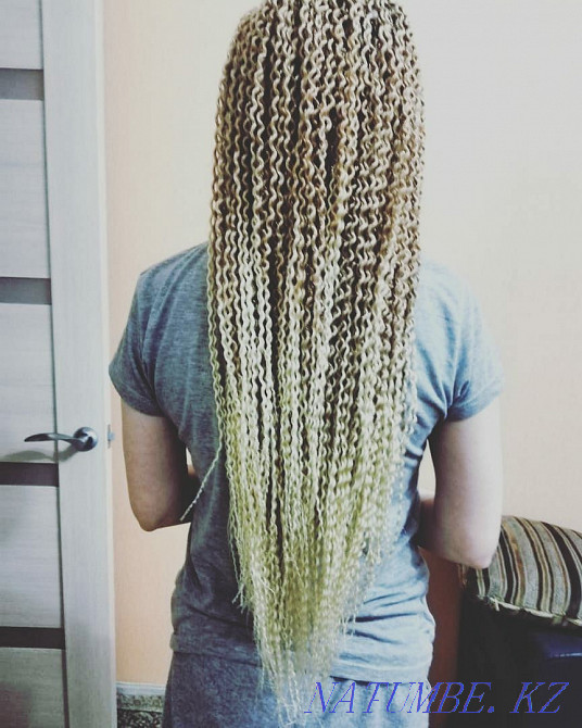 Афро өрімдері, зизи, бұйралар, дредлоктар  Астана - изображение 3