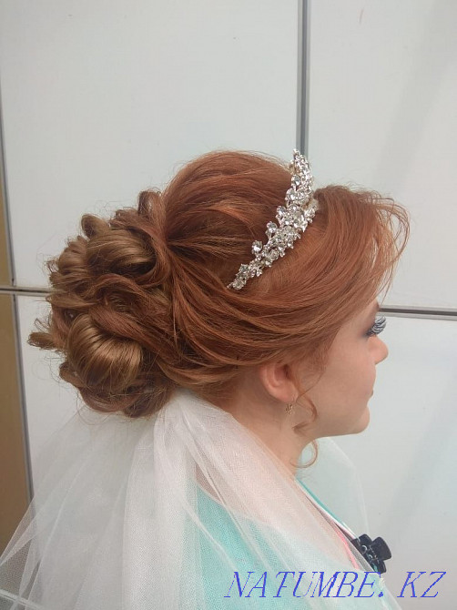 Причёски, доступные цены, укладки, локоны, свадебные, вечерние, макияж Кокшетау - изображение 3
