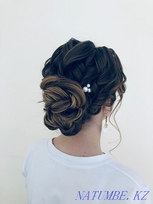 Причёски, доступные цены, укладки, локоны, свадебные, вечерние, макияж Кокшетау - изображение 8